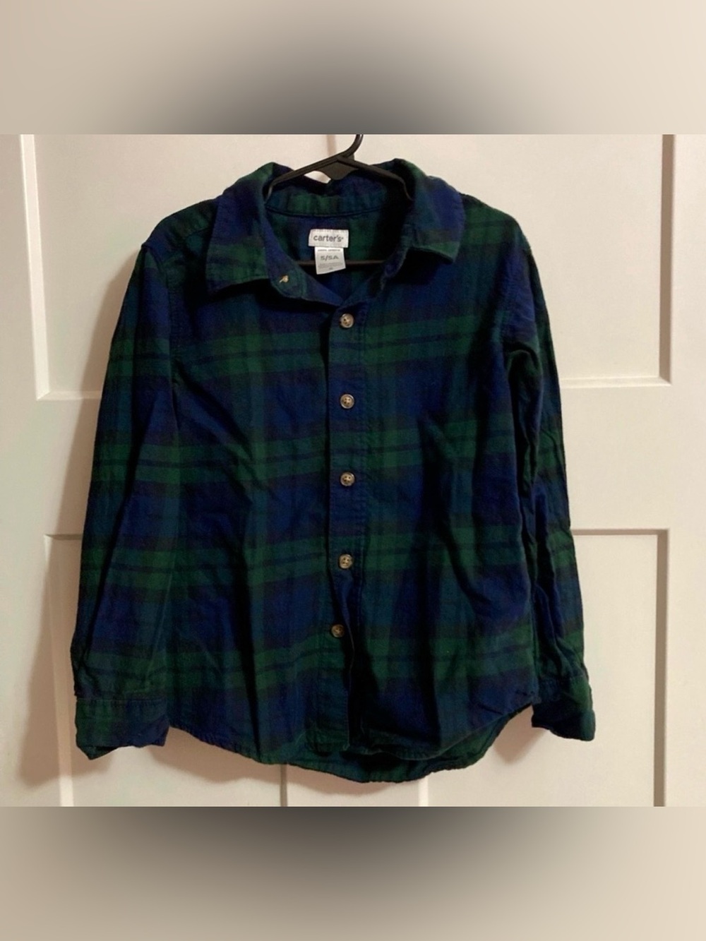 Carters Boys plaid shirt